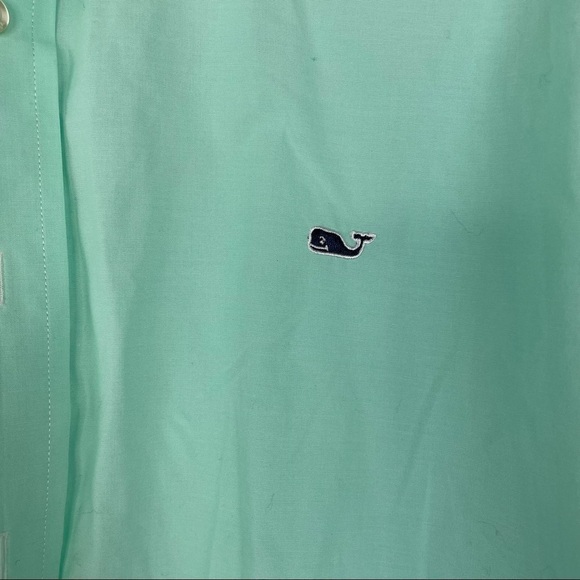 Vineyard Vines XL mint long sleeve button down dress shirt - Picture 2 of 6